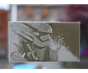 Satr Wars Stormtrooper Lithophane 3D Models