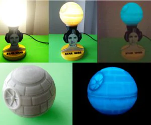 Lampara Princesa Leia Star Wars 3D Models