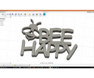 Bee Happy 3D Models