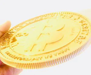 Bitcoin Big Coin 3D Models