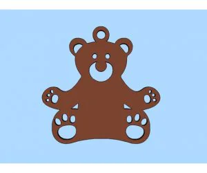 Bear Key Chain 3D Models