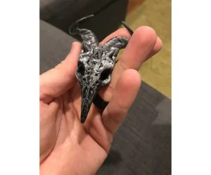 Goatish Skull Totem 3D Models
