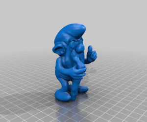 Smurf Grandpa 3D Models