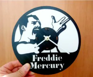 Reloj Queen Freddie Mercury 3D Models