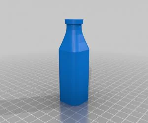 Milk Bottle 3D Models