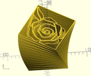 Png To Twisted Vase 3D Models