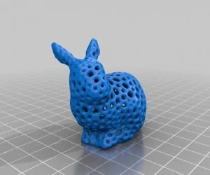Voronoi Rabbit 3D Models