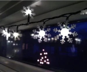 Snowflake For 5Mm Led Christmas Light 3D Models