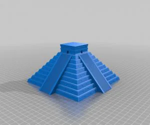 Piramid Chichenitza Empty 3D Models