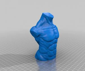 Male Torso With Buttock 3D Models