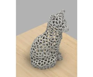 Voronoi Fox 3D Models