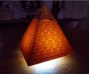 Eye Of Providence Mdcclxxvi Mini Led Lamp 3D Models