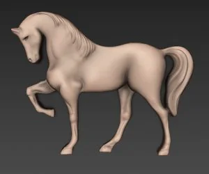 Dignified Horse 3D Models