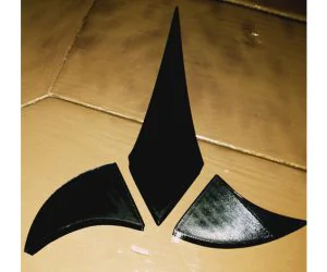 Trekkie Klingon Wall Art 3D Models