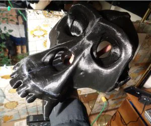 Realistic Gorilla Skull Mask 3D Models