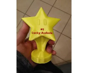 Mario Party Trophy Lucky 3D Models