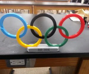 Base For Olympic Rings 3D Models