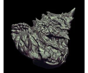 Monster Bust 3D Models