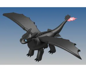 Toothless 3D Models