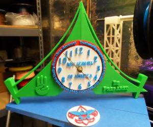 Boy Scouts Clock 3D Models