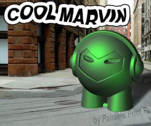 Cool Marvin 3Dhubs Remix High Resolution Business Card Holder 3D Models