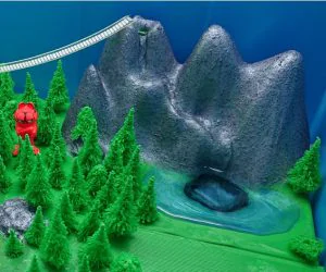 Mountain Fountain 3D Models