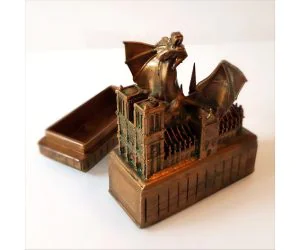 Notredame And The Dragon Box. 3D Models