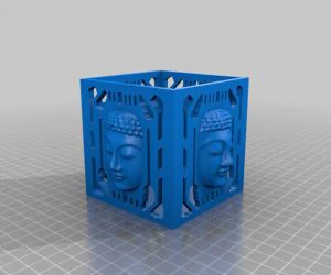Budda Candle Surround 3D Models