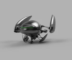 Jeff Wayne Martian Flying Machine 3D Models