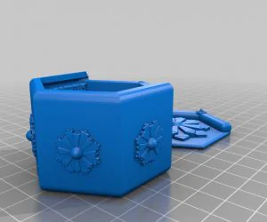 Gothic Flower Box 3D Models