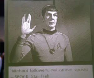 Mr. Spock Lithophane Meme 3D Models