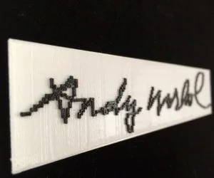 Andy Warhol’S Signature 3D Models