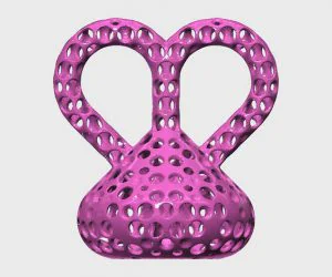 Paradox Design Lovely Heart Klein Bottle 3D Models