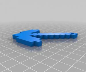 Minecraft Diamond Pickaxe 3D Models
