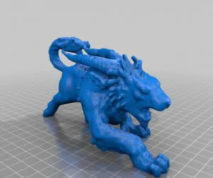 Fierce Creature 3D Models