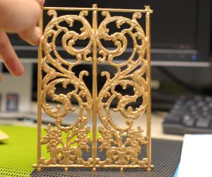 Ornate Iron Gate 3D Models