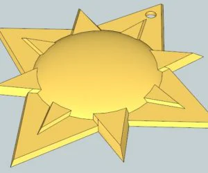 Sun Medallion 3D Models