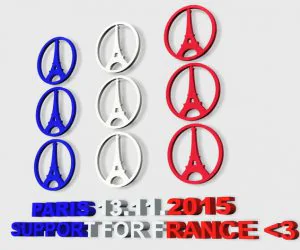 Paris 13.11.2015 3D Models