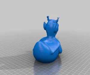 Duke Blue Devil Rubber Duck 3D Models