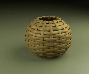 Woven Bowl 3D Models