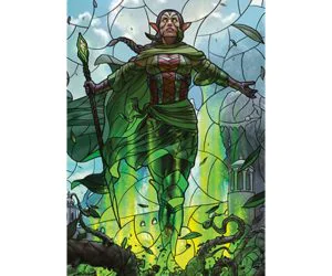 Nissa Who Shakes The World Stained Glass Litho 3D Models