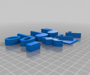 Musical Notes And Rests 3D Models