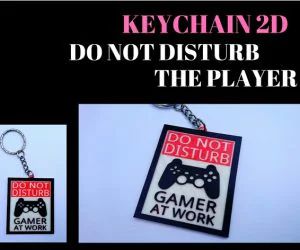 Player Keychain 3D Models