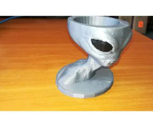 Alien Head Pot 3D Models