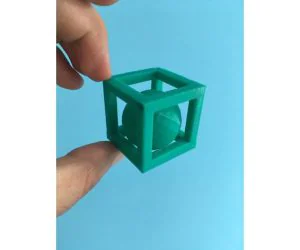 Interdimensional 3D Cube And Impossible Circle 3D Models