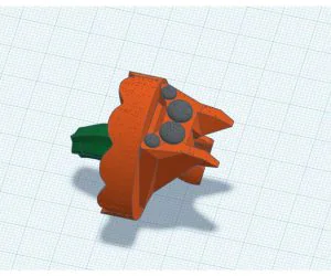 3 Parts Head For The Halloween Pumpkin Spider Transformer 3D Models
