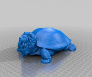 Lion Turtle 3D Models