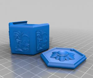 Asian Charm Box 3D Models