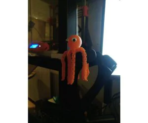 Flexible Octopus Wider Eyes 3D Models