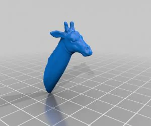 Head Giraffe 3D Models